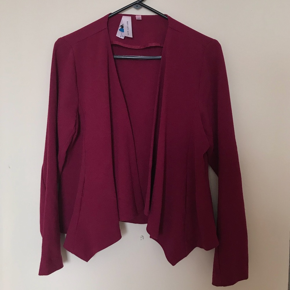 Large Berry blazer